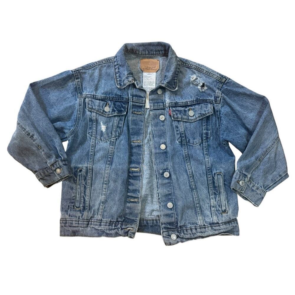 BAD BUNNY Un Verano Sin Ti Reggaeton House Upcycled Retro Denim Jacket Size L - Picture 3 of 14